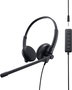 Dell Casque audio stéréo avec microphone antibruit ajustable et commandes accessibles - WH1022