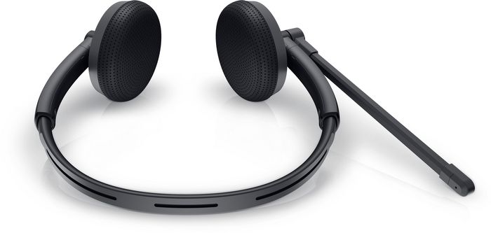 Dell Casque audio stéréo avec microphone antibruit ajustable et commandes accessibles - WH1022