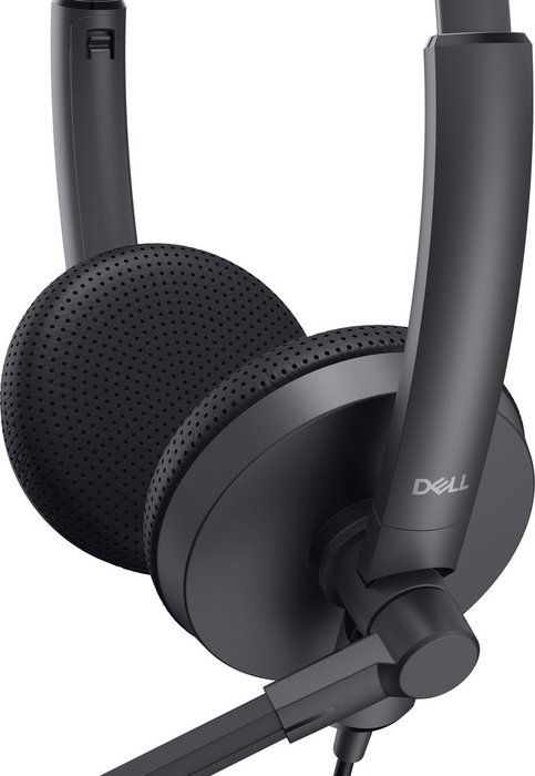 Dell Casque audio stéréo avec microphone antibruit ajustable et commandes accessibles - WH1022