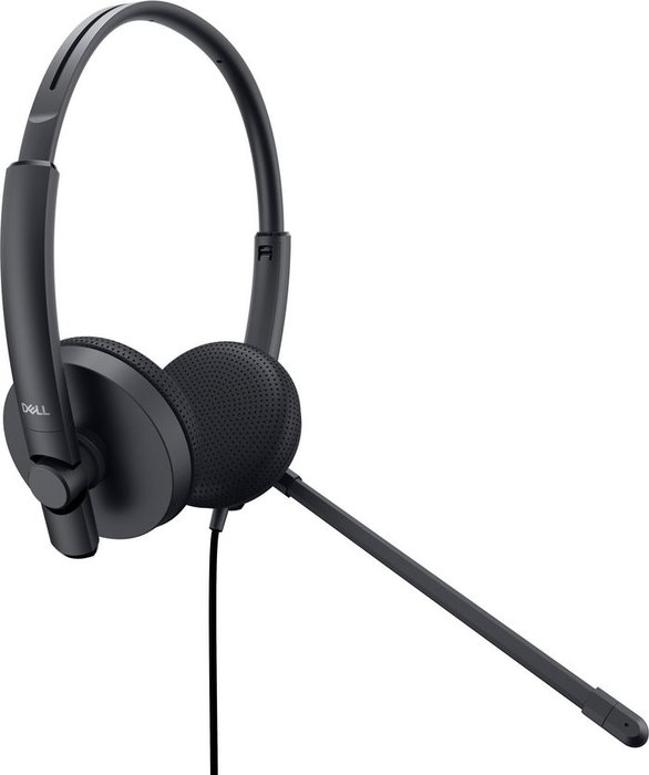 Dell Casque audio stéréo avec microphone antibruit ajustable et commandes accessibles - WH1022