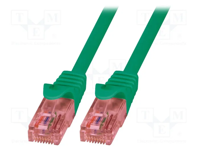 LOGILINK Cordon de raccordement Cat 6 U/UTP 1,5m RJ45 vert LOGILINK Cordon de raccordement Cat 6 U/UTP 1,5m RJ45 vert