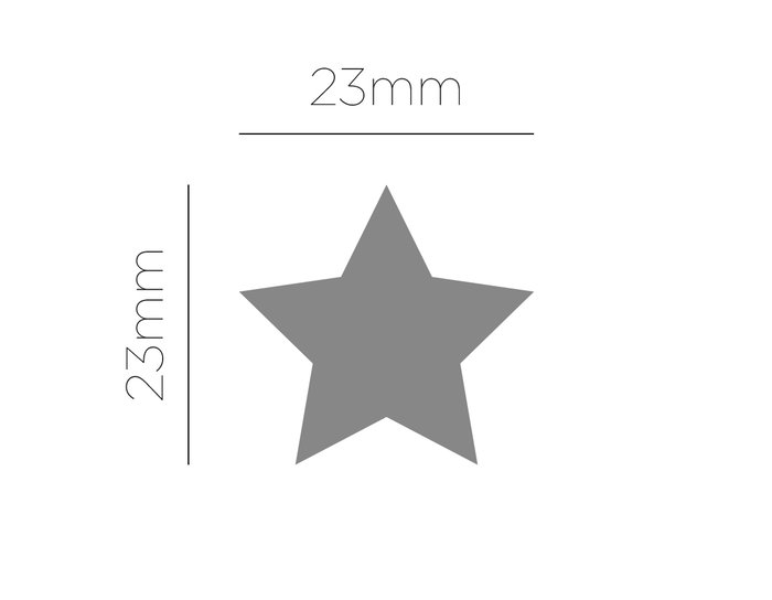 Innspiro Perforatrice de formes étoile 25mm pour mousse EVA