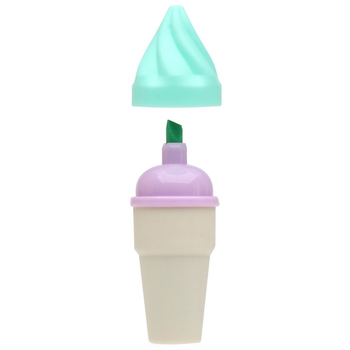 CMP General 6 Mini Rotuladores Cucurucho en forme de cornet de glace avec pochette zip