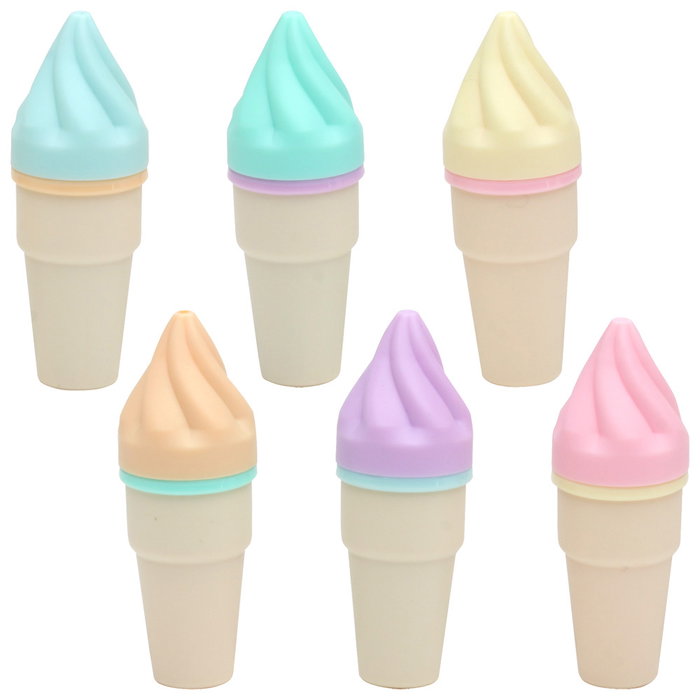 CMP General 6 Mini Rotuladores Cucurucho en forme de cornet de glace avec pochette zip
