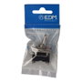 Edm Interrupteur unipolaire à queue métallique 10A 250V (emballé) - Dimensions 34x23,75x27,5mm