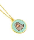 The Carat Shop Collier Pusheen Pendentif Pizza Bleu et Doré
