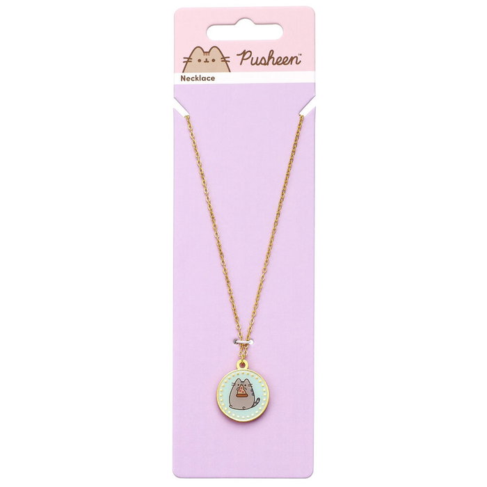 Pusheen pendentif et collier argent Blue Pizza