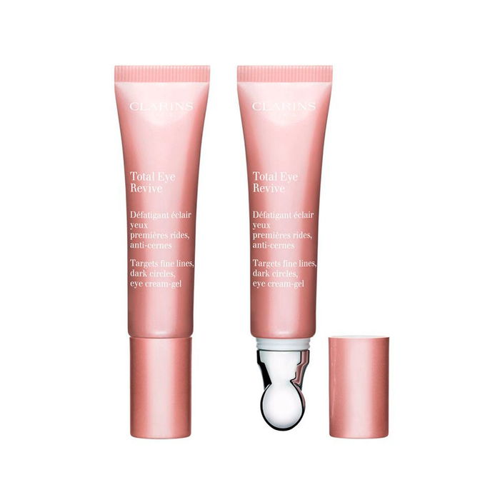 Clarins Contour des yeux TOTAL EYE REVIVE 15 ml - Soin anti-âge, anti-cernes et anti-poches pour femme