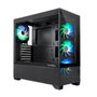 Coolbox Caja Ordenador Gaming Ga250 Vision Noir ATX 4 Ventilateurs ARGB