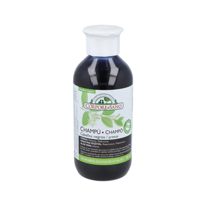CORPORE SANO Shampoing Henné Noir 300 ml CORPORE SANO Shampoing Henné Noir 300 ml