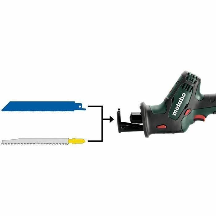 Metabo SSE 18 LTX Compact Scie sabre sans fil avec metaBOX 145