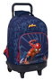 Safta Mochila Gde. c/ruedas compact extraible Spider-Man 33x45x22cm Dès 36 mois