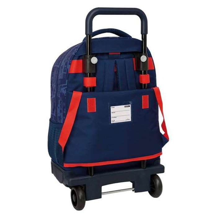 Cartable à roulettes Spider-Man Bleu 33 x 45 x 22 cm