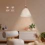 GSC Evolution Lampe de plafond suspendante Série Dianza E27 Blanche Ø270mm