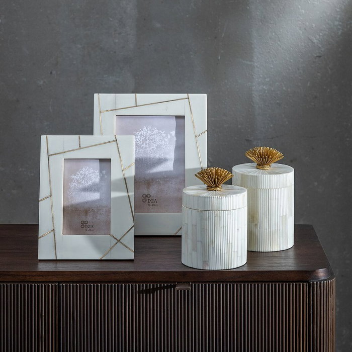 BigBuy Home Cadre photo Crème Doré Résine Cuivre 10 x 15 cm BigBuy Home Cadre photo Crème Doré Résine Cuivre 10 x 15 cm