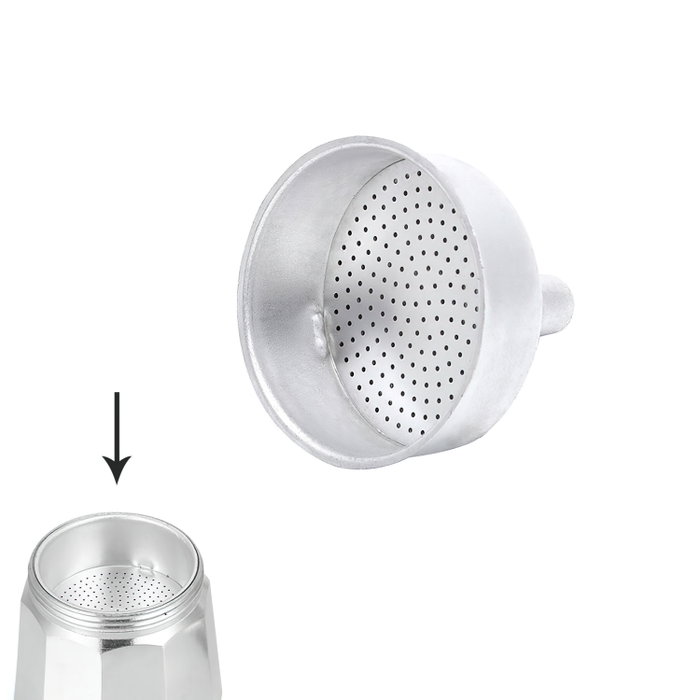 ORYX Entonnoir pour Cafetière Aluminium Classic / Induction 3 Tasses ORYX Entonnoir pour Cafetière Aluminium Classic / Induction 3 Tasses
