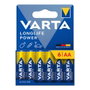 Varta LR06 Longlife Power Pile Alcaline AA 1,5V - Lot de 6