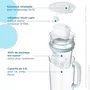 Brita - Carafe filtrante en verre One bleue - 2,5L - Filtre PFAS, chlore, tartre et métaux - Cartouche Maxtra Pro All-In-1 incluse