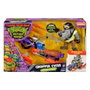 Tortues Ninja Figurine avec véhicule Rocksteady & Chopper 12 cm