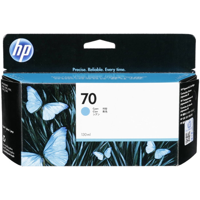 HP Cartouche d'encre 70 cyan 130ml C9452A HP Cartouche d'encre 70 cyan 130ml C9452A