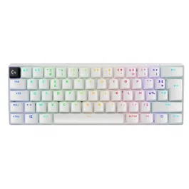Logitech G PRO X 60 LIGHTSPEED Clavier Gamer Sans Fil Blanc 60%