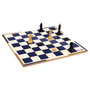 DEQUBE - Set Complet de Jeu d'Échecs et de Dames avec Accessoires - Modèle D00329 - Pour Débutants et Joueurs Expérimentés - À Partir de 7 Ans