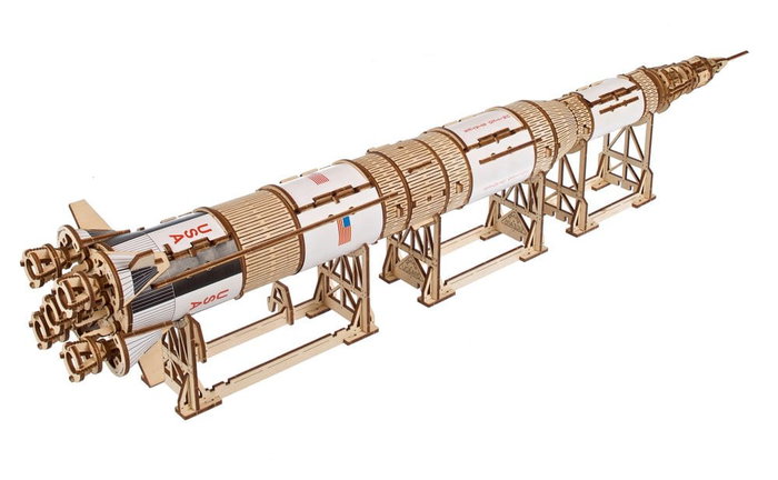 Ugears Maquette en bois Saturn V NASA Ugears Maquette en bois Saturn V NASA
