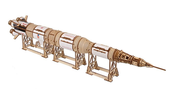 Ugears Maquette en bois Saturn V NASA Ugears Maquette en bois Saturn V NASA