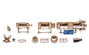 Ugears Maquette en bois Saturn V NASA