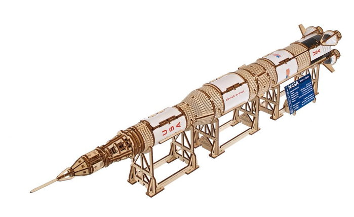 Ugears Maquette en bois Saturn V NASA Ugears Maquette en bois Saturn V NASA