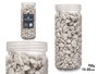 GIFTDECOR Bote Piedra 10-20 mm Métallisée Gris 700g