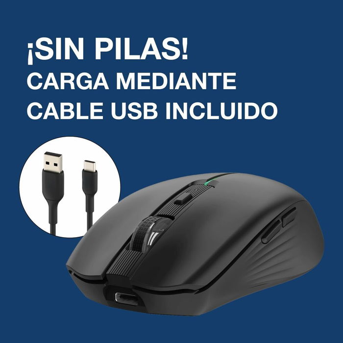 Souris sans-fil CoolBox COO-MOU-W01-B Noir 1600 dpi Souris sans-fil CoolBox COO-MOU-W01-B Noir 1600 dpi