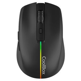 Souris et Tapis de Souris Gaming CoolBox W01 1600 dpi Noir