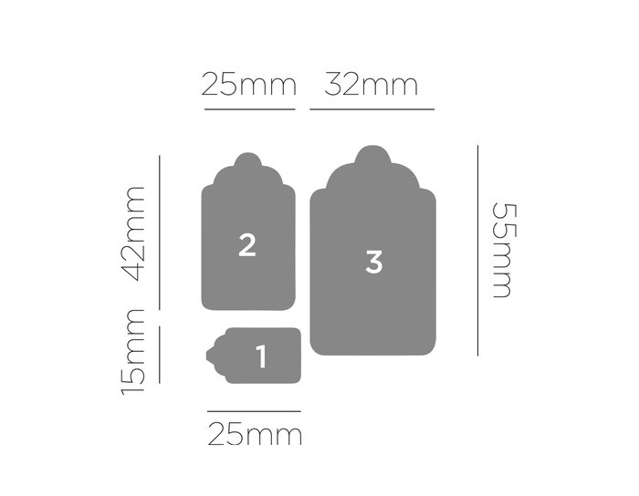 Innspiro Perforatrice de formes Eva Foam Punch étiquettes 76 mm
