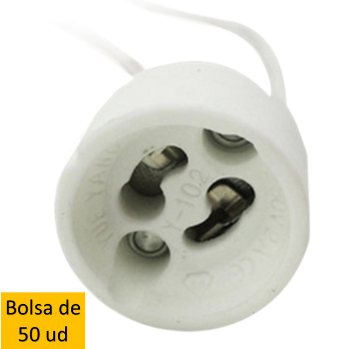 Silver Electronics Douille GU10 Porte-Lampe Lot de 50 avec Câble 15 cm Silver Electronics Douille GU10 Porte-Lampe Lot de 50 avec Câble 15 cm