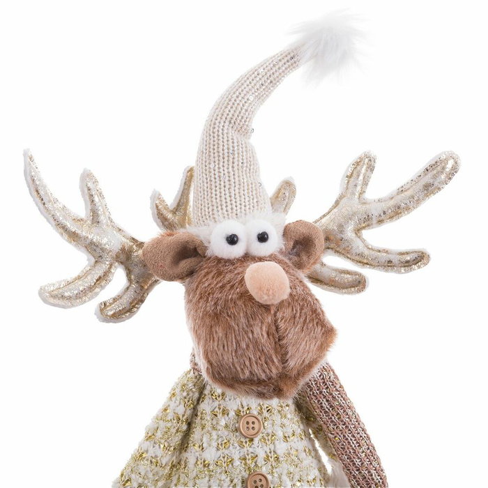 BigBuy Home Figurine Décorative Naturel Cerf 20 X 14 X 58 CM