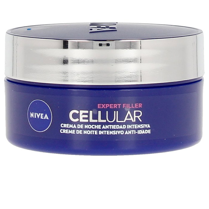 Nivea CELLULAR FILLER Crème de Nuit Hyaluronique & Folique - Soin Anti-Âge Régénérant, 50 ml Nivea CELLULAR FILLER Crème de Nuit Hyaluronique & Folique - Soin Anti-Âge Régénérant, 50 ml
