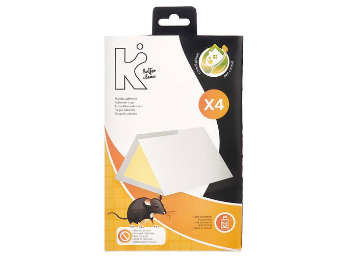 Arte Regal Lot de 4 Pièges à Souris Adhésifs en Papier, Blanc, 14x22x0.1 cm (Set de 36) Arte Regal Lot de 4 Pièges à Souris Adhésifs en Papier, Blanc, 14x22x0.1 cm (Set de 36)