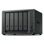 Synology DiskStation DS1525+ - Serveur NAS 5 baies, RAM 2 Go, réseau 10GbE, cache SSD - Solution de stockage DSM pour sauvegarde et partage