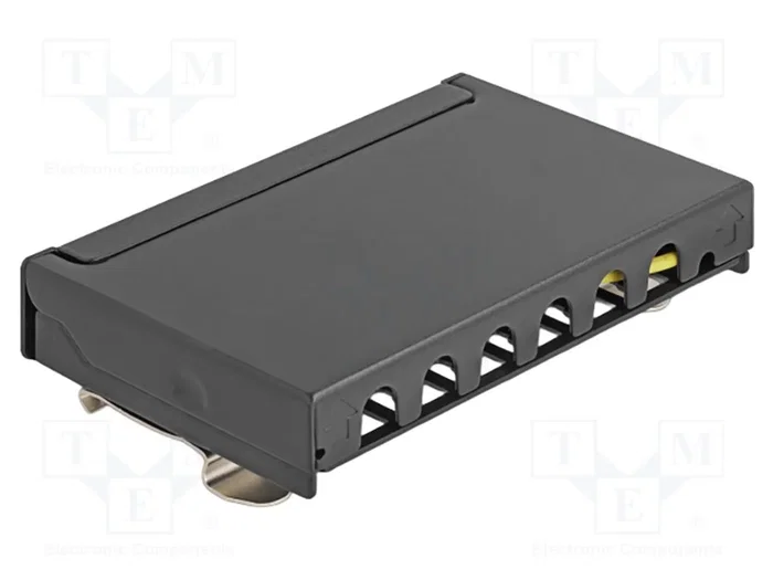 DELOCK Panneau de brassage Cat 6a RJ45 6 ports noir