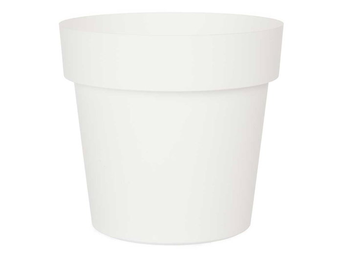 IBERGARDEN Maceta de plastique blanche 20cm de diamètre