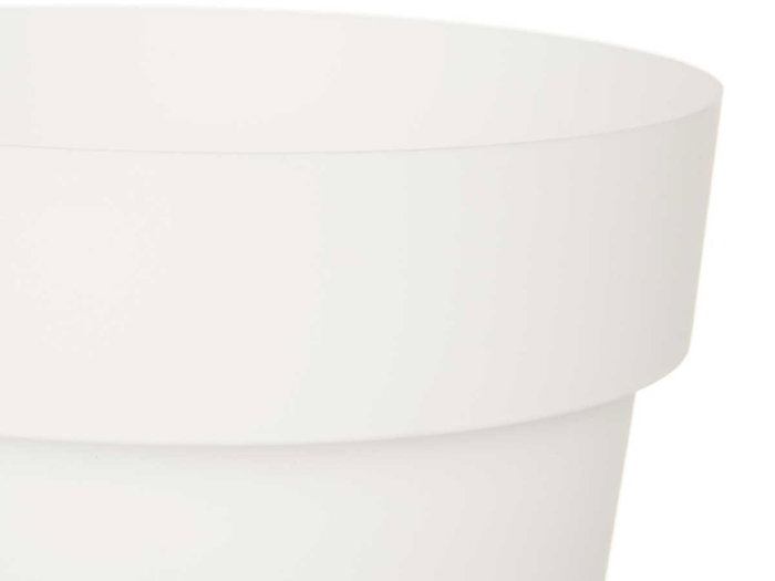 IBERGARDEN Maceta de plastique blanche 20cm de diamètre