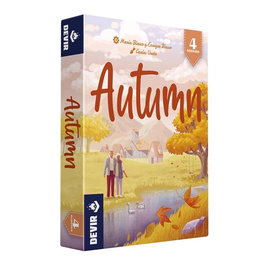 Devir Jeu de société Autumn - Rassemblement de feuilles dans le jardin - Jeu de cartes coopératif à partir de 3 ans
