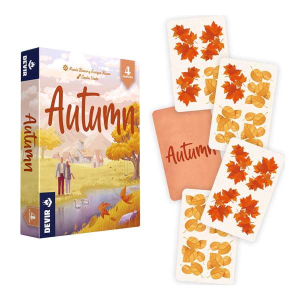 Devir Jeu de société Autumn - Rassemblement de feuilles dans le jardin - Jeu de cartes coopératif à partir de 3 ans