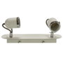 Grundig Lampe Blanche 2xGU10 50W 360° 8x13x31 cm (Set de 4)