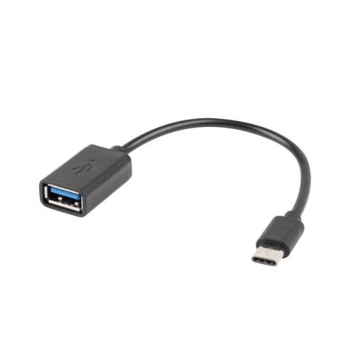 Lanberg Adaptateur USB Type C vers USB A Femelle - OTG USB 2.0 Noir 15 cm Lanberg Adaptateur USB Type C vers USB A Femelle - OTG USB 2.0 Noir 15 cm