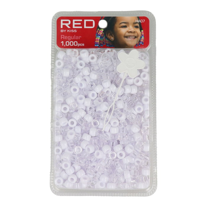 Perles Red Kiss Kiss Regular Blanc Transparent 1000 Pièces Perles Red Kiss Kiss Regular Blanc Transparent 1000 Pièces