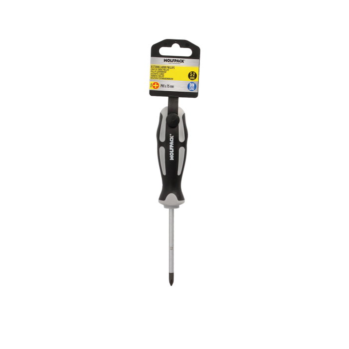 WOLFPACK LINEA PROFESIONAL Tournevis Phillips PH 1 en acier S2