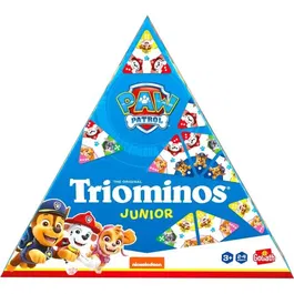 Goliath - Triominos Junior Pat'Patrouille - Jeu de société de dominos triangulaire avec les héros, pour enfants dès 3 ans