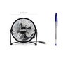 MAURER Mini Ventilateur de Table USB Ø 10 cm